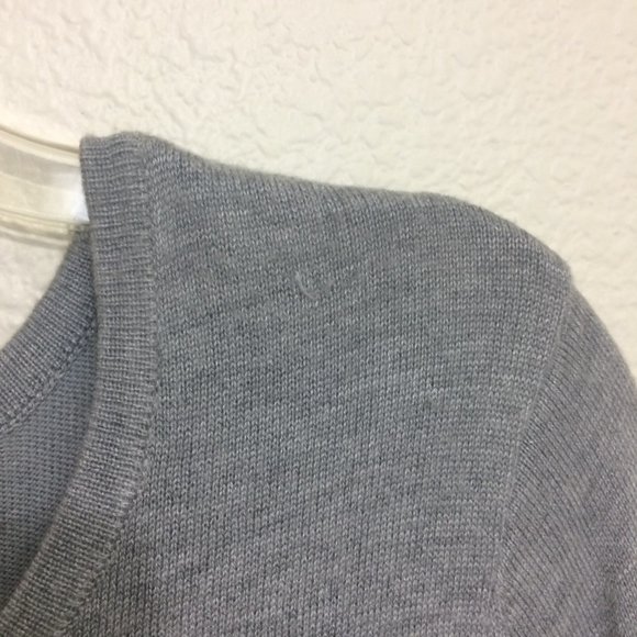 Olivia Sky Womens Large Mixed Media Knit Sweater - Picture 9 of 9